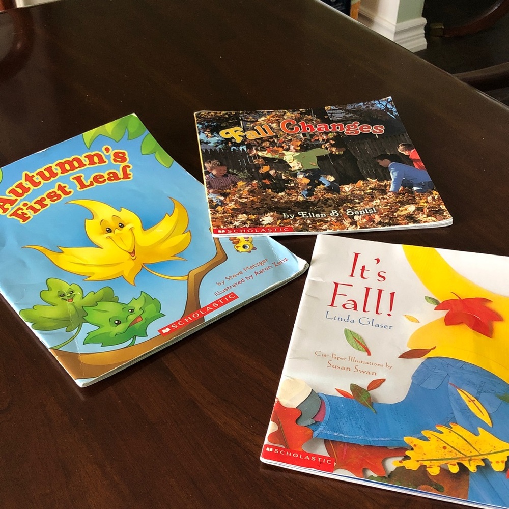 Scholastic Fall-Themed Children's Book Trio